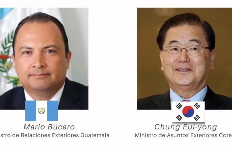 Cancilleres de Guatemala y Corea buscan ampliar relación bilateral 