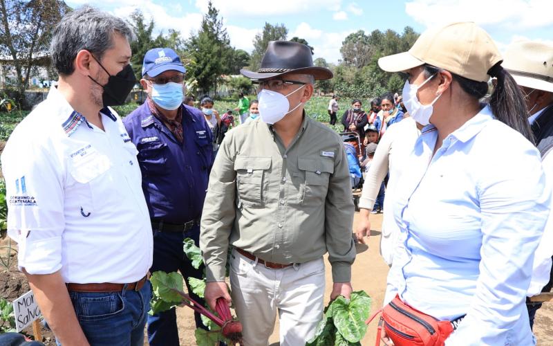 MAGA impulsa huertos comunitarios en Chimaltenango