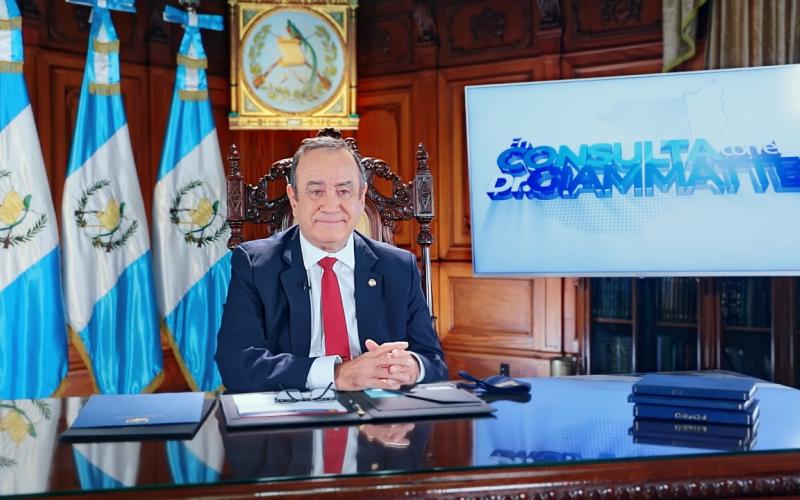 Presidente Alejandro Giammattei 