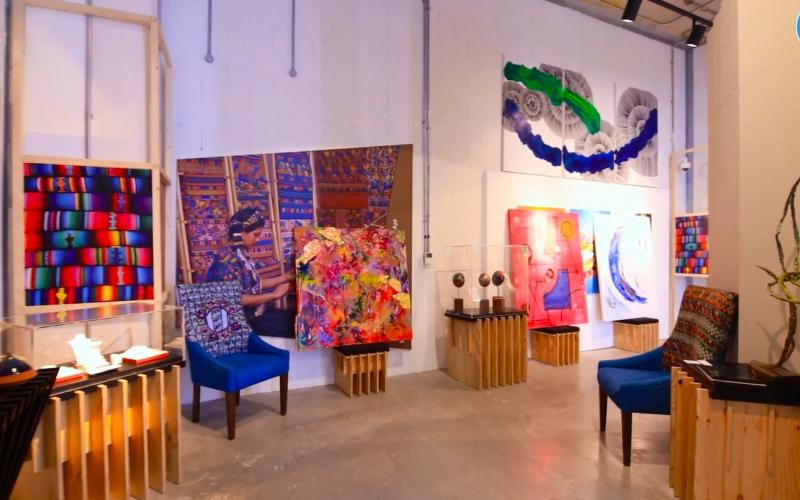 Artistas plásticos guatemaltecos exhiben sus obras en Expo 2020 Dubái 