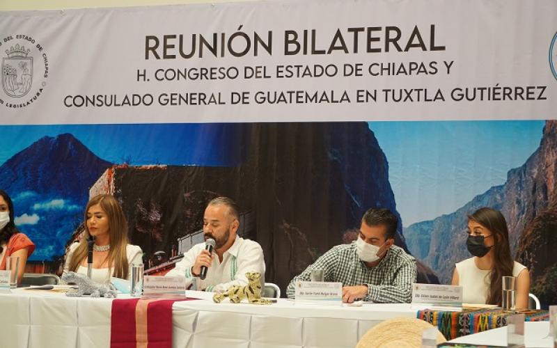 Consulado de Guatemala aborda temas migratorios con Congreso de Chiapas, México