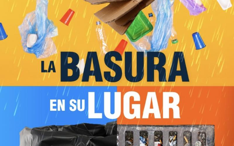 CONRED lanza campaña “La basura en su lugar”.