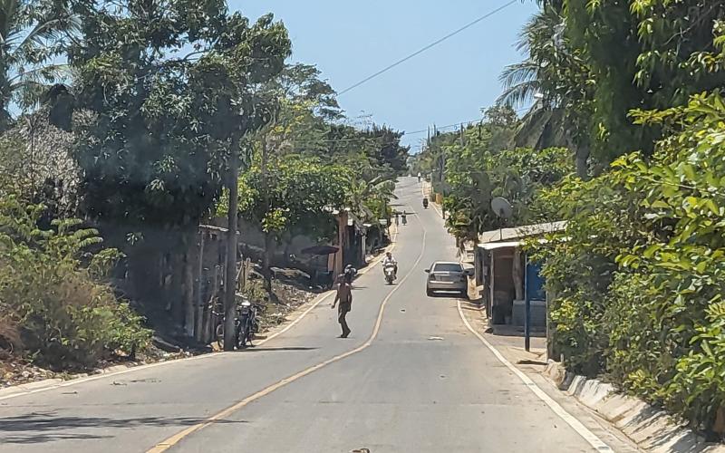 Nuevo tramo vial en Champerico 
