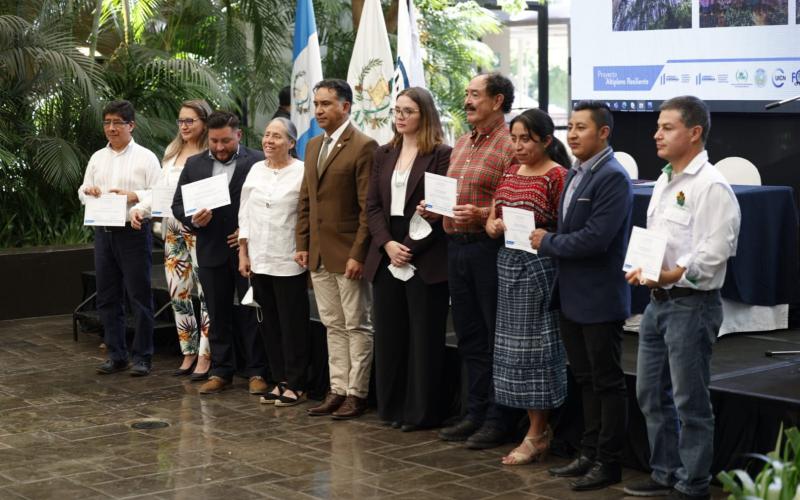 Altiplano occidental recibirá Q16 millones para sumarse a los esfuerzos contra el cambio climático