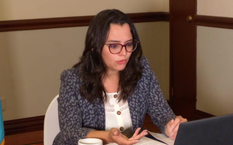 Secretaria Keila Gramajo Vilchez, titular de SEGEPLAN 