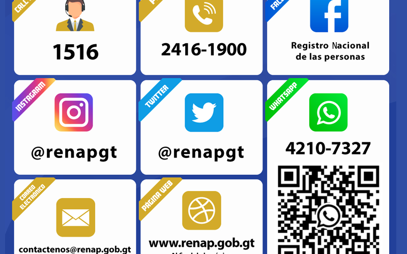 RENAP INFORMA SOBRE COMUNICACIÓN INTERACTIVA E INNOVADORA  CON LOS CIUDADANOS