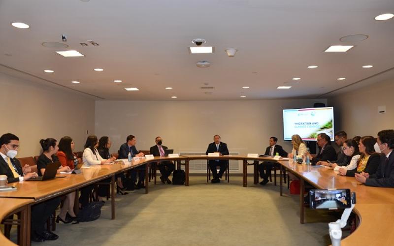 Canciller de Guatemala dirigió foro en Nueva York sobre migración y cambio climático