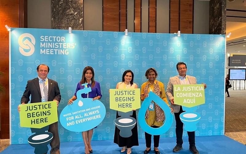 MARN participa en diálogo mundial y expone avances en la protección del agua