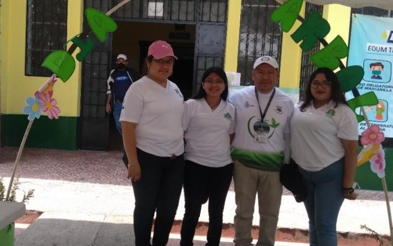 MARN y sociedad civil de Huehuetenango se unen para reforestar