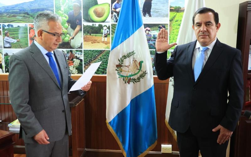 Asume nuevo viceministro de Desarrollo Económico y Rural del MAGA