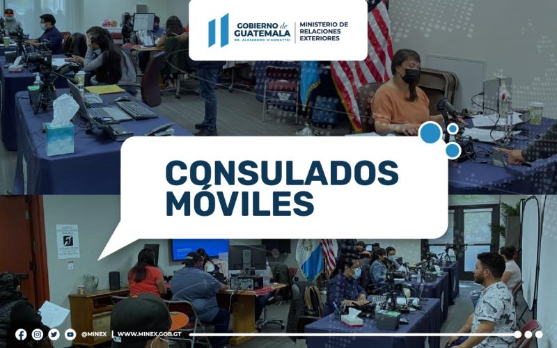 Minex prepara 4 consulados móviles en EE. UU. para el fin de semana del 23 y 24 de julio de 2022