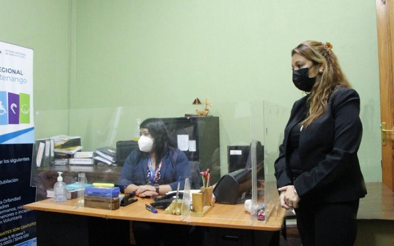La Directora Alvarado visitó la sede de Onsec en Quetzaltenango