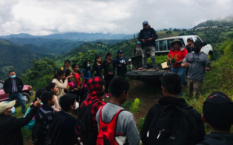 Compromiso ambiental de Patzún permite plantar 350 árboles más