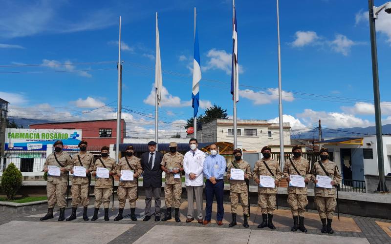 Reconocen labor que realiza Reservas Militares de Quetzaltenango