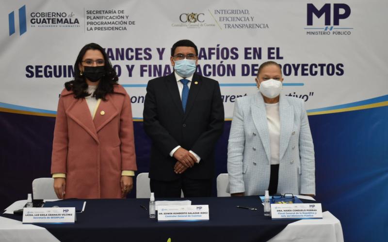 SEGEPLAN, CGC y MP dan seguimiento al proceso de cierre a obras en SNIPgt