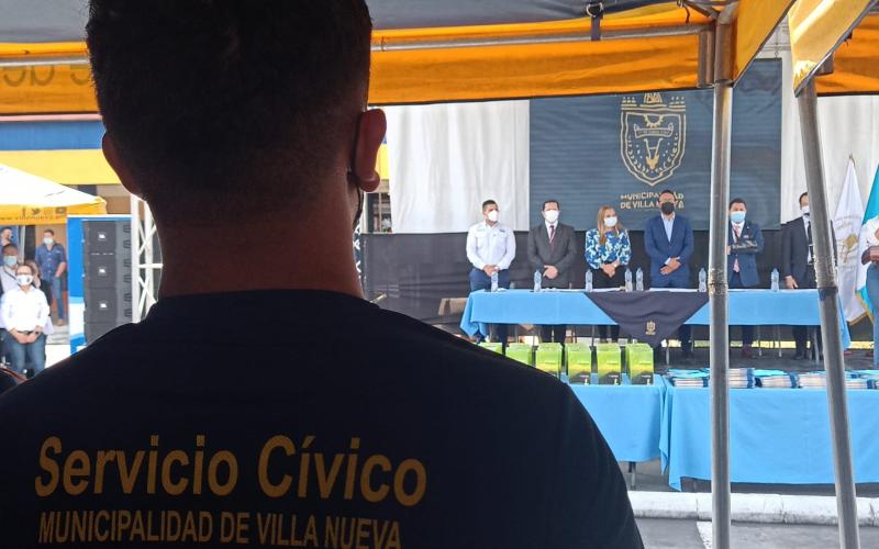 Clausuran proyecto de servicio cívico en Villa Nueva
