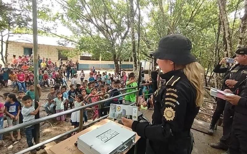 PNC comparte con niños y jóvenes de Ixcán, Quiché