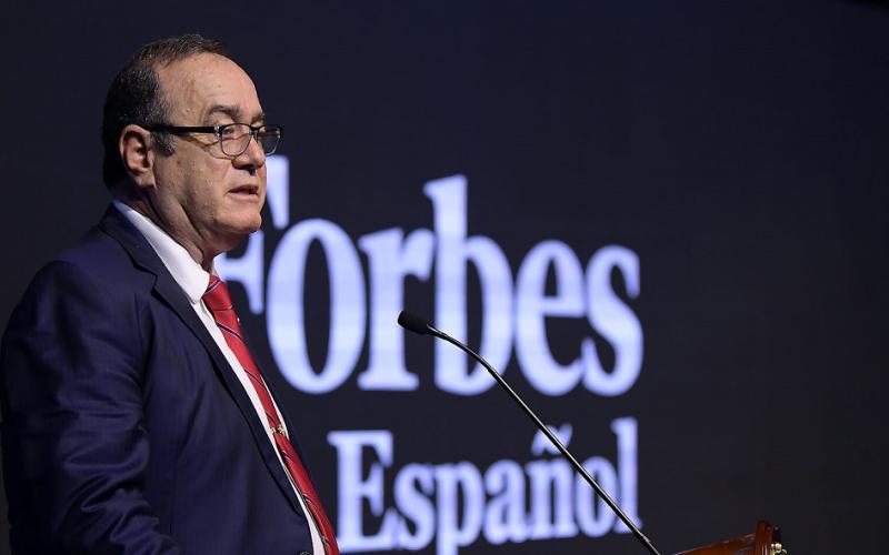 El presidente Alejandro Giammattei participó en el evento.