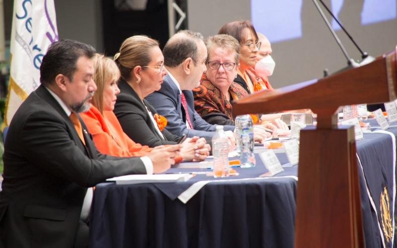 La Secretaria Presidencial de la Mujer Ana Leticia Aguilar Theissen
