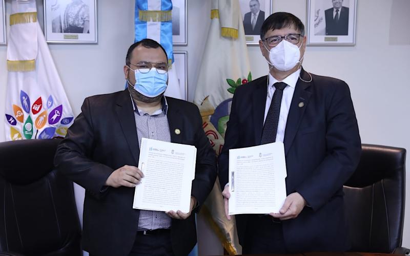 Mides e IGSS firman convenio de cooperación interinstitucional