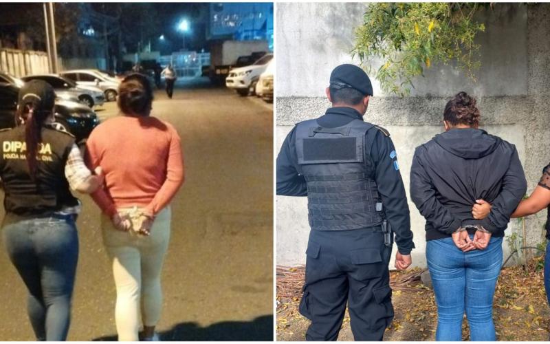 PNC captura a dos presuntas extorsionistas en operativos