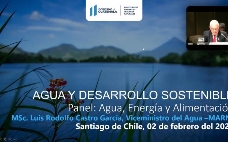 Viceministerio del Agua muestra el trabajo de Guatemala para proteger los recursos hídricos 