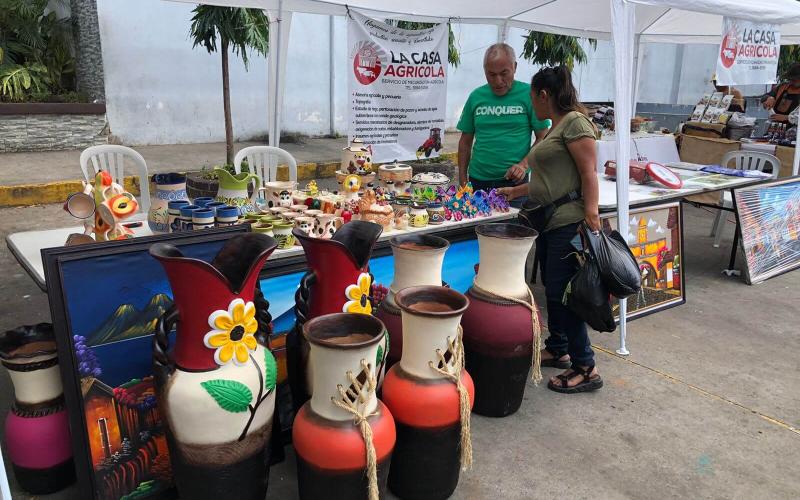Productores participan en Feria Agricola y empresarial en San Marcos