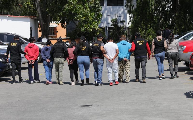 Desarticulan banda de imitadores dedicada a extorsionar a transportistas y comerciantes