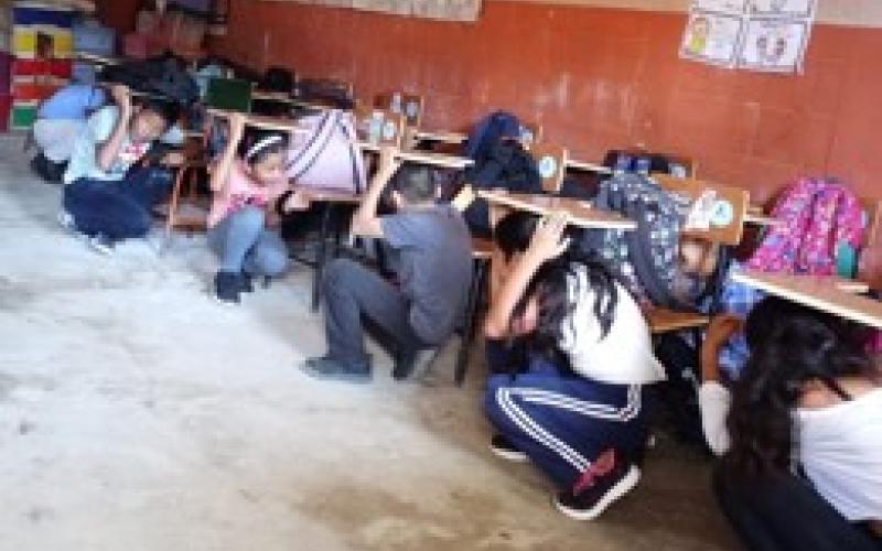 Centros educativos participan en simulacro de terremoto 