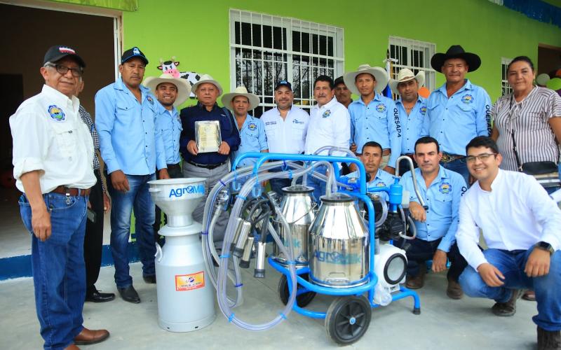 Fortalecen producción de leche en Quesada, Departamento de Jutiapa.