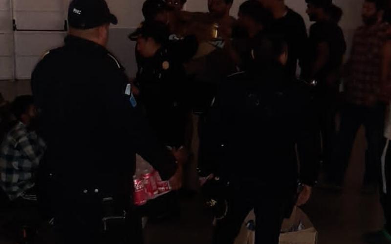 PNC rescata en San Marcos a 164 personas asiáticas