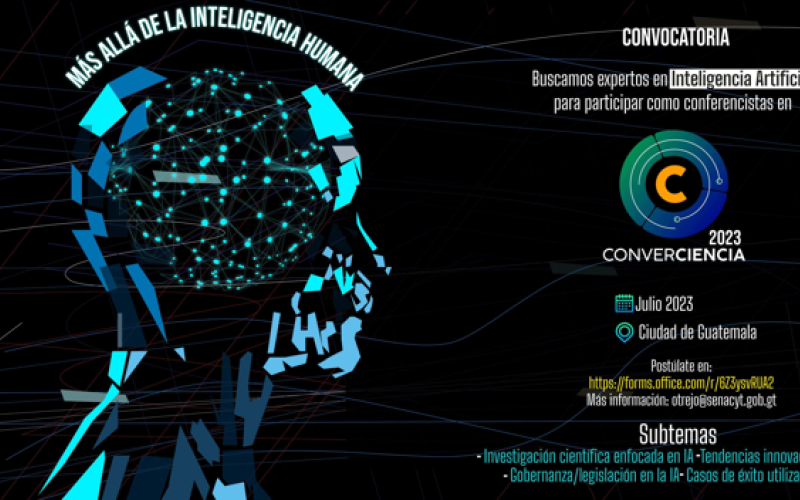 Expertos en inteligencia artificial podrán compartir sus experiencias en CONVERCIENCIA 2023 