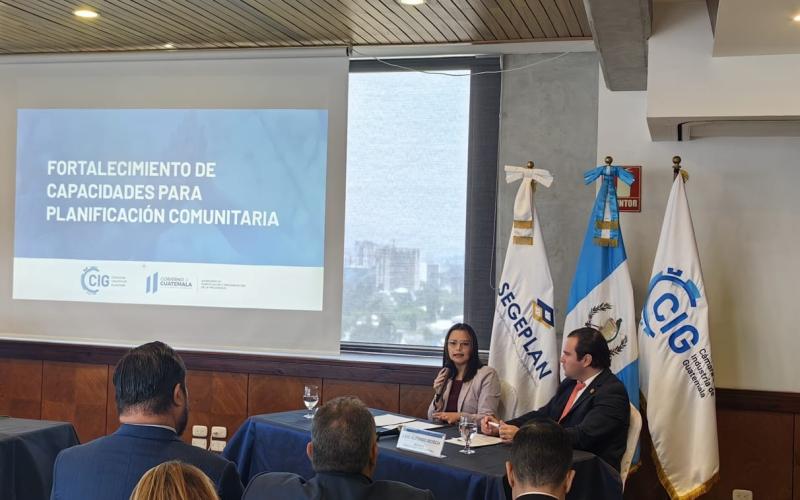 SEGEPLAN Y CIG FIRMAN CONVENIO DE COLABORACIÓN PARA FORTALECER PROYECTOS LOCALES COMUNITARIOS