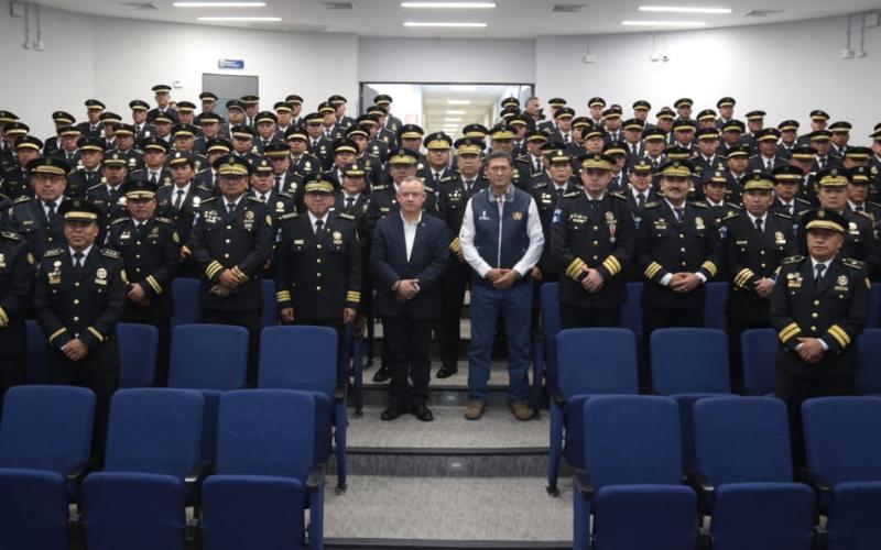 Profesionalización policial refuerza acciones de seguridad ciudadana