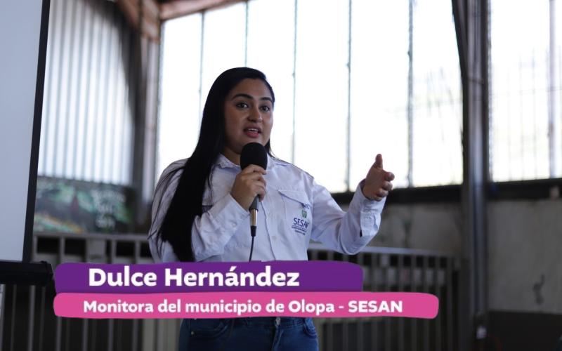 Día de la Mujer: Dulce Hernández, la juventud con experiencia de la SESAN