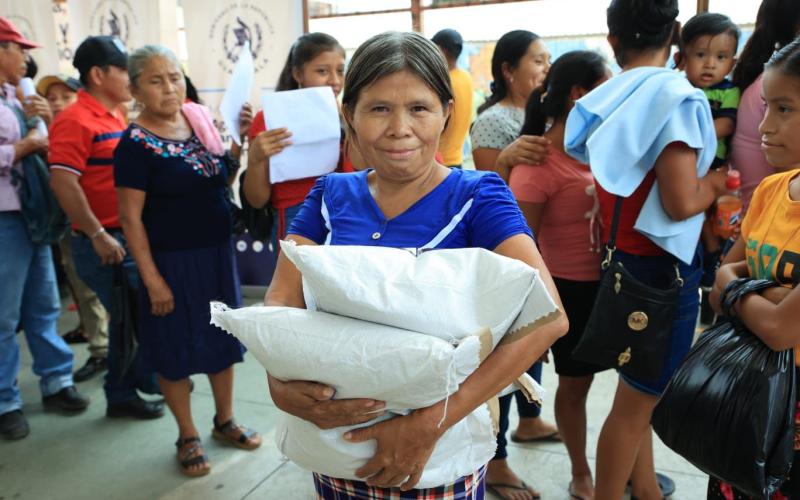 Insumos agrícolas para la región Chortí apoyarán el desarrollo de las familias
