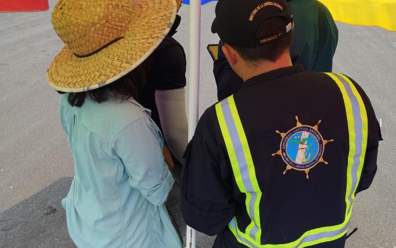 Marina de la Defensa Nacional realiza acciones de protección a las aves playeras.