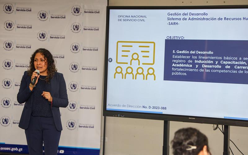 La capacitación se llevó a cabo en la sede central de la ONSEC.