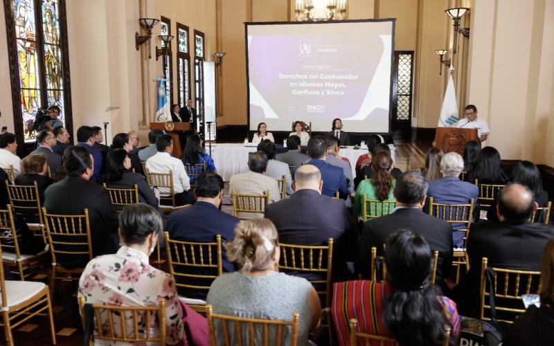 Diaco Lanza Derechos del Consumidor en idiomas Mayas, Garífuna y Xinka