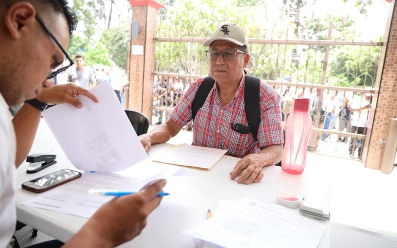 Recepción de documentos Ley Temporal de Desarrollo Integral 