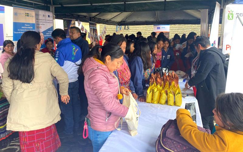 Feria del Agricultor ayuda a la economía de pobladores de Quiché y Suchitepéquez