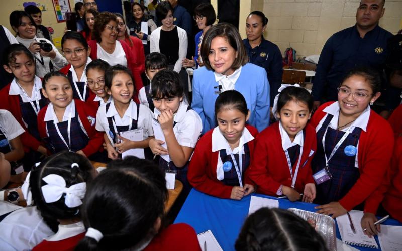 Karin Herrera, Presidenta en funciones