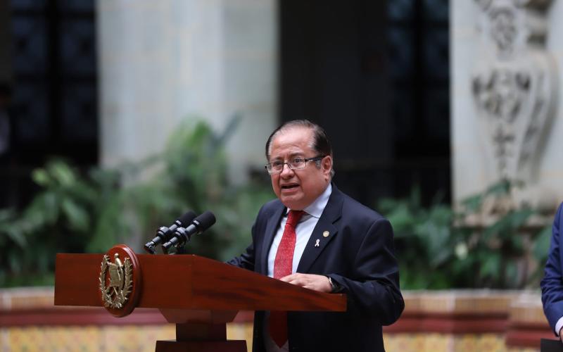 Ingeniero Víctor Hugo Ventura, Presidente del Consejo Directivo del INDE.