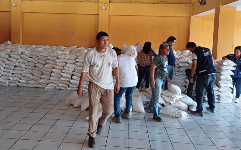 Empieza recepción de alimentos para atender a familias en Escuintla