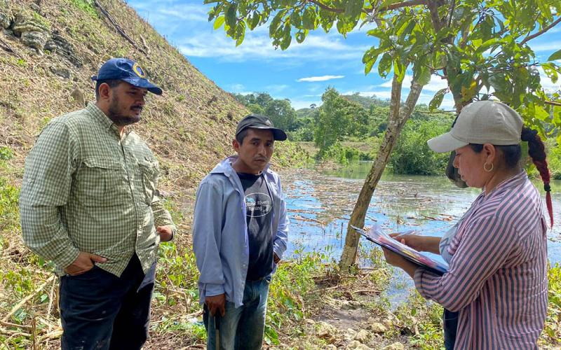En el sur de Petén monitorean daños en cultivos tras el paso de la tormenta Sara