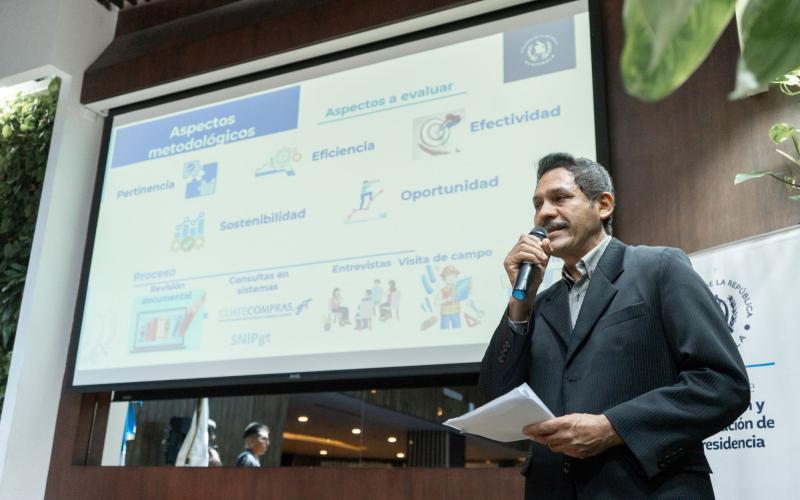 Presentación de resultados de seguimiento y evaluación a proyectos de inversión pública