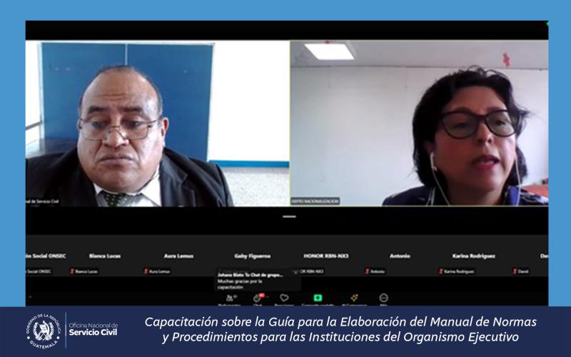 La capacitación fue virtual.