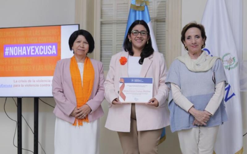 La SESAN reafirma su compromiso en la lucha contra la violencia hacia mujeres y niñas