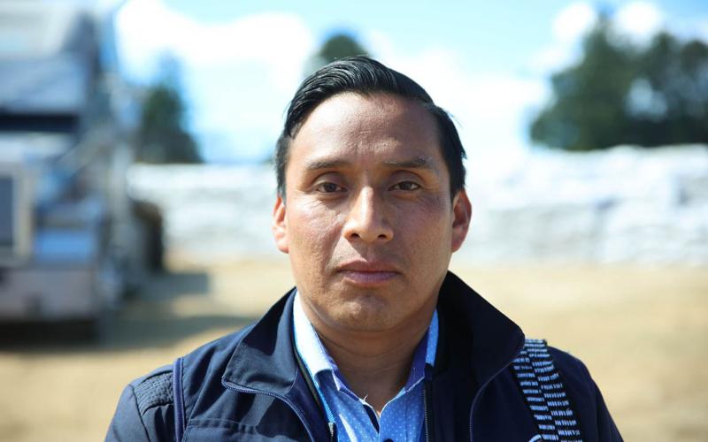 Agricultor de Sololá reconoce que ahora sí se apoya a las comunidades