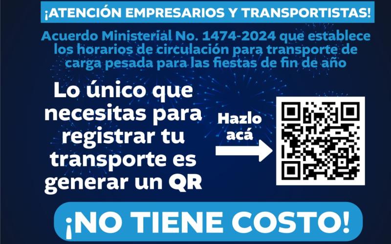 Generación de códigos QR facilita y transparenta operación del gremio transportista durante festividades